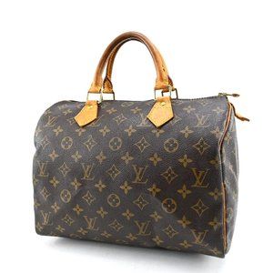 Auth Louis Vuitton Speedy 30 Satchel #47184L24B